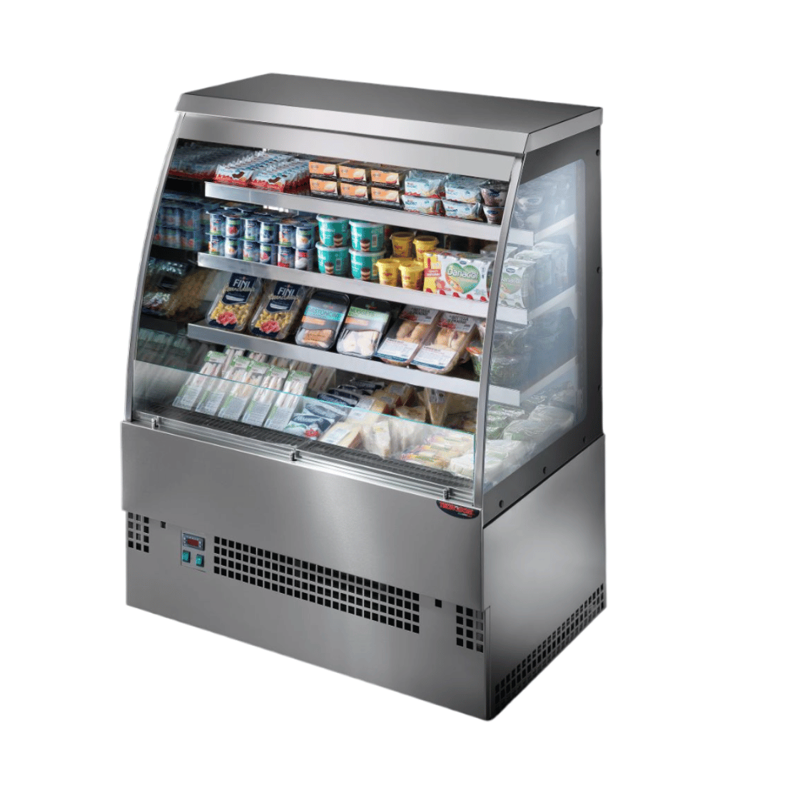 Tecnodom EVO Grab'n Go Self-Serve Curve Display TDEVO-090S - Whisk Hospitality - TDEVO-090S
