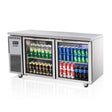Skipio SGR15 - 2 Double Door Undercounter Display Fridge 420 Ltr - Whisk Hospitality - SGR15-2