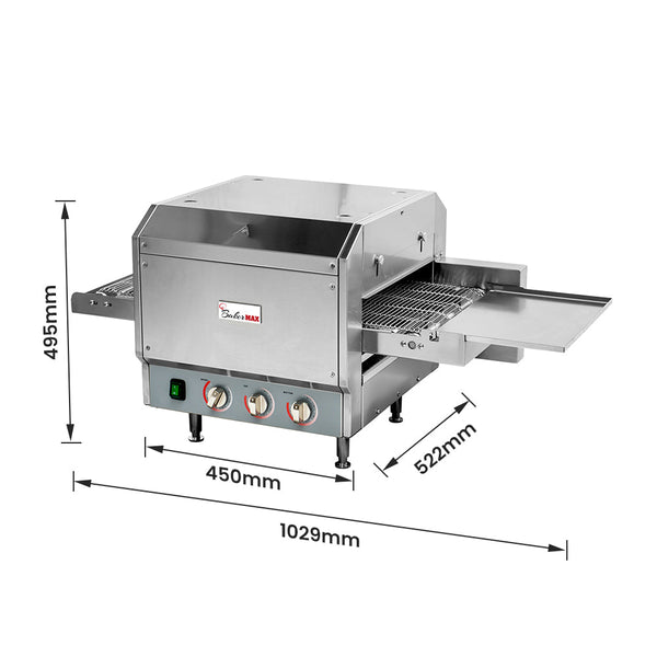 Bakermax Electric Conveyor Pizza Ovens - HX-14EP - Whisk Hospitality - HX-14EP