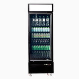 Bromic Upright Display Fridge 546L - 1 Door - Flat Glass - Lightbox UC0550GDL - NR - Whisk Hospitality - UC0550GDL-NR