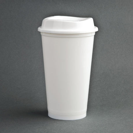 Olympia PP Coffee Cup & Lids - 94x160mm 3 7/10x 6 1/3" (Box 25) CW929 - Whisk Hospitality - CW929