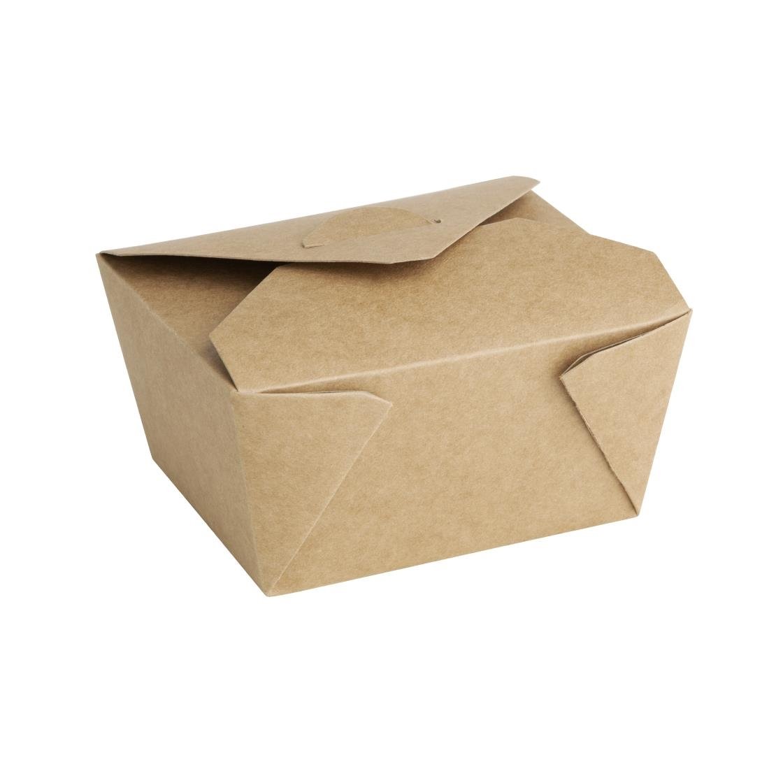 Fiesta Compostable Take Away Food Box - 600ml (Pack 400) FB673 - Whisk Hospitality - FB673