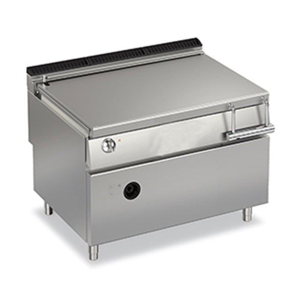 BARON 120L Gas Bratt Pan With Motorised Tilting - Whisk Hospitality - Q90BR/GM120