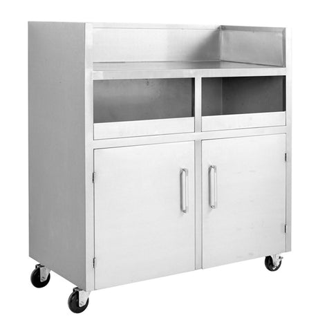 MBS118 Double Bin Mobile Station - Whisk Hospitality - MBS118