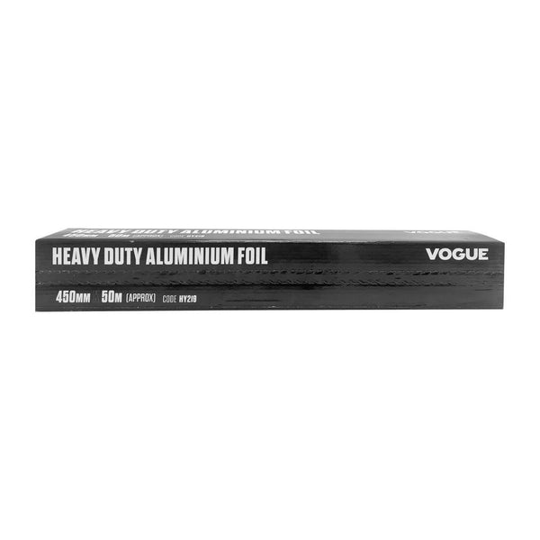 Vogue Cutter Box Heavy Duty Aluminium Foil - 450mm x 50m HY219 - Whisk Hospitality - HY219