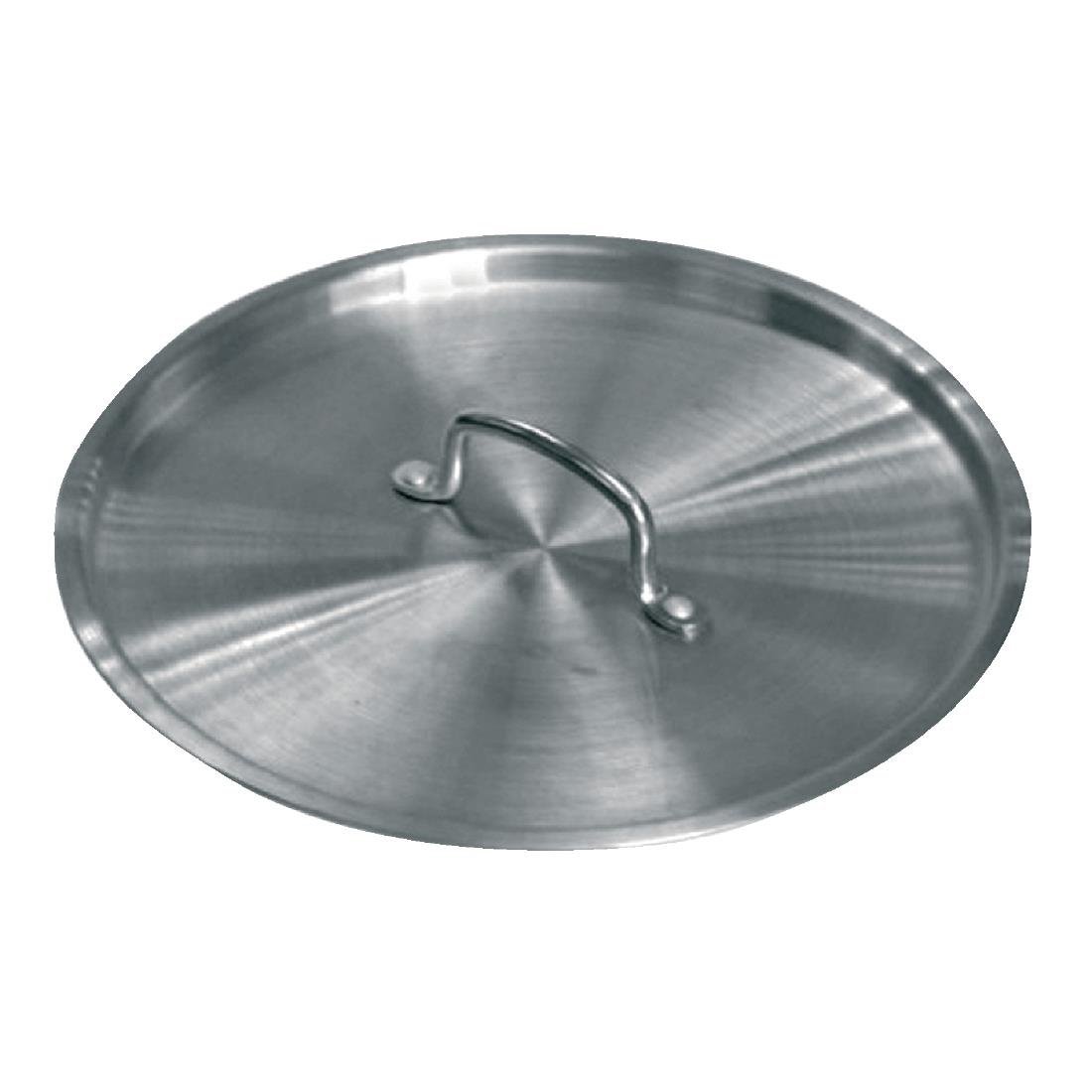 Vogue Deep Boiling Lid Aluminium - 280mm 11" S358 - Whisk Hospitality - S358