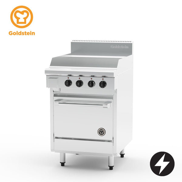 PE24G20-X | Electric Oven Range, 605mm Griddle, 20" Static Oven - Whisk Hospitality - PE24G20-X