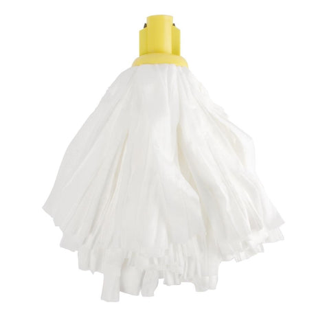Jantex Standard Big White Socket Mop Yellow - 120g 4.2oz DN822 - Whisk Hospitality - DN822
