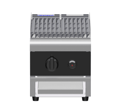 Waldorf Bold Chlb8300G B 300Mm Gas Chargrill Low Back Version Bench Model - Whisk Hospitality - CHLB8300G-B