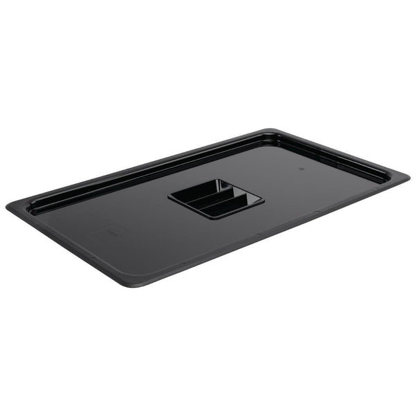 Vogue Black Polycarbonate Lid - GN 1/1 U474 - Whisk Hospitality - U474
