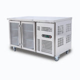 Bromic Under Bench Display Fridge - 282L - 2 Doors - Glass - Whisk Hospitality - UBC1360GD-NR