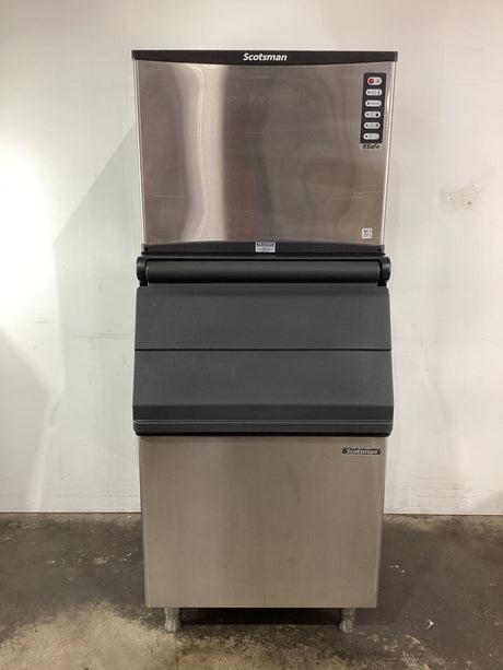 Scotsman NWH457AS 230/50/1 OX Ice Machine + NB 530 Storage Bin - Whisk Hospitality - 833914