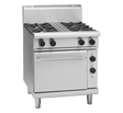 Waldorf 800 Series Rnl8513Ge 750Mm Gas Range Electric Static Oven Low Back Version - Whisk Hospitality - RNL8513GE