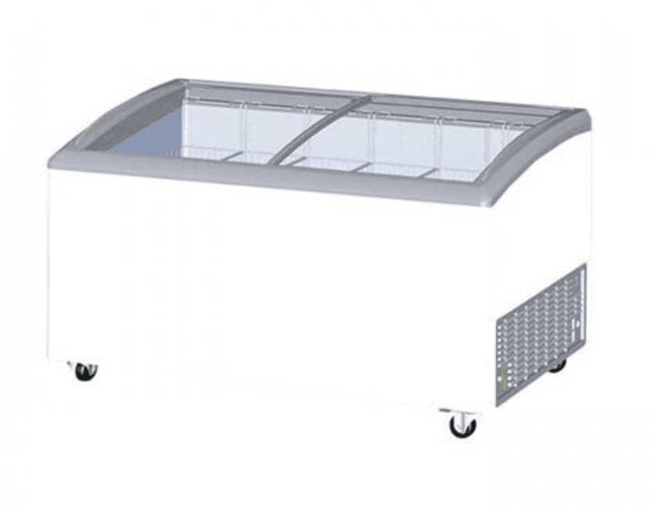Exquisite Curved Glass Chest Freezer - SD511 - Whisk Hospitality - SD511