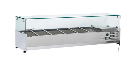 Anvil 1500 Glass Refrigerated Ingredient Well VRX1500 - Whisk Hospitality - VRX1500