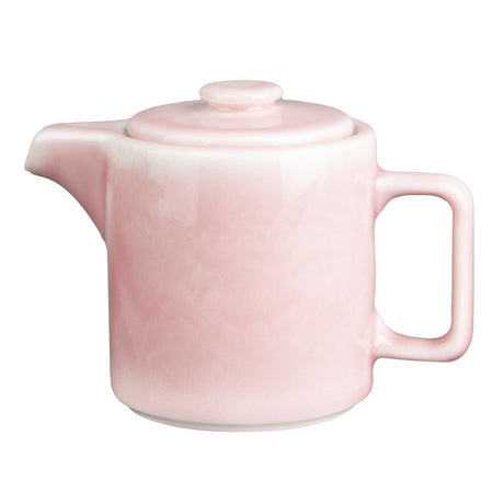 Olympia Fondant Tea Pot Pink - 450ml 15.2fl oz (Box 2) CU457 - Whisk Hospitality - CU457