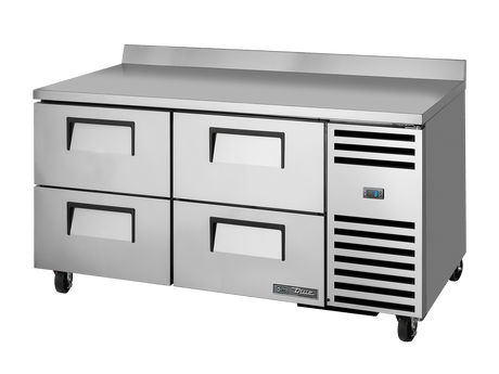 True Refrigeration Deep Worktop Counter Refrigerator 4 Drawers - TWT - 67D - 4 - HC - Whisk Hospitality - TWT-67D-4-HC