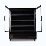 Bromic Semi Vertical Display Fridge - 1250mm - 2 Doors - Hinged - Whisk Hospitality - SVM1250HD-NR