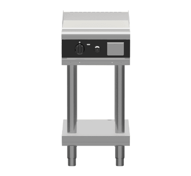 Waldorf Bold Gplb8450G Ls 450Mm Gas Griddle Low Back Version Leg Stand - Whisk Hospitality - GPLB8450G-LS