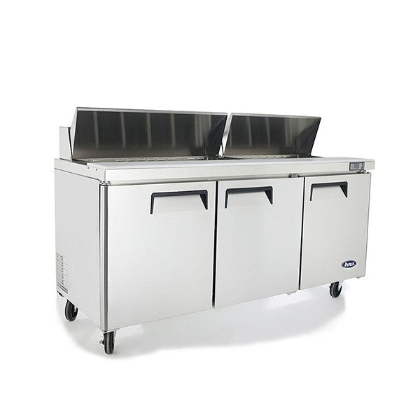 Atosa 3 DOOR SANDWICH PREP TABLE FRIDGE1846 MM MSF8304 - Whisk Hospitality - MSF8304