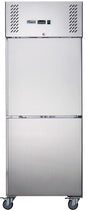 FED - X S/S Two half Door Upright Freezer - XURF600S1V - Whisk Hospitality - XURF600S1V