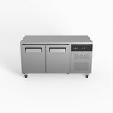 AG Two Door Commercial Worktop / Under Bench Fridge 800mm Depth PAX2100TN - Whisk Hospitality - PAX2100TN