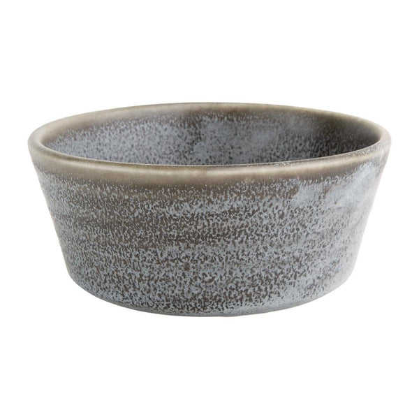 Olympia Cavolo Charcoal Dusk Flat Round Bowl - 143mm (Box 6) FD918 - Whisk Hospitality - FD918