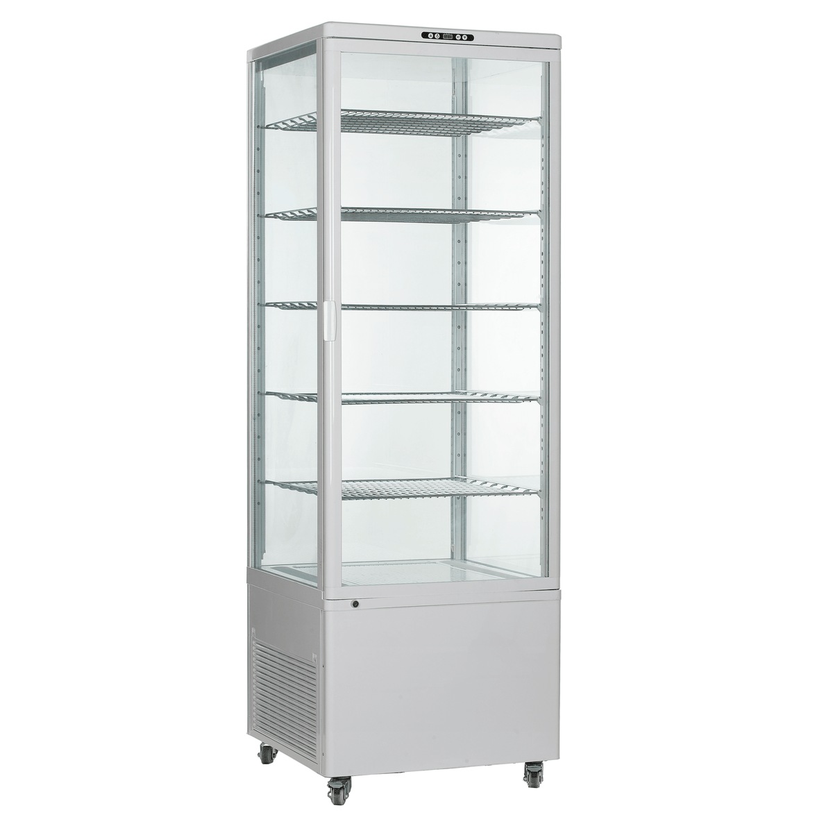 Como 500 500L King Size Floor Standing Refrigerated Display - White - Whisk Hospitality - WH-Como-500-WHT