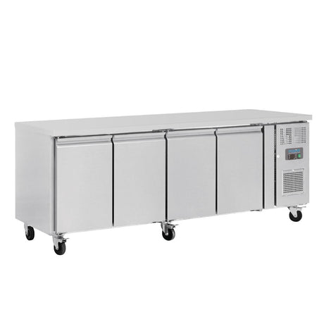 Polar U - Series Four Door Counter Fridge 449Ltr G379 - A - Whisk Hospitality - G379-A
