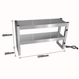 Benchstar Commercial Food Warmer with 6 Lamps – FW6L - 122 - Whisk Hospitality - FW6L-122