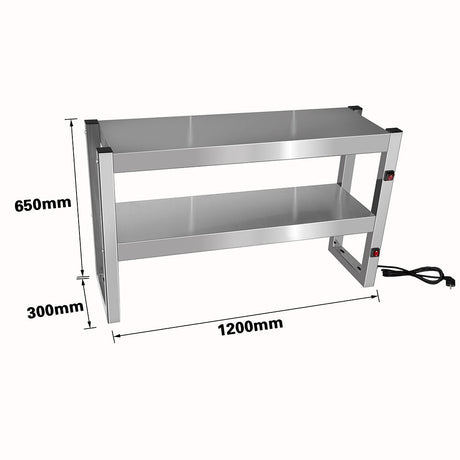 Benchstar Commercial Food Warmer with 6 Lamps – FW6L - 122 - Whisk Hospitality - FW6L-122