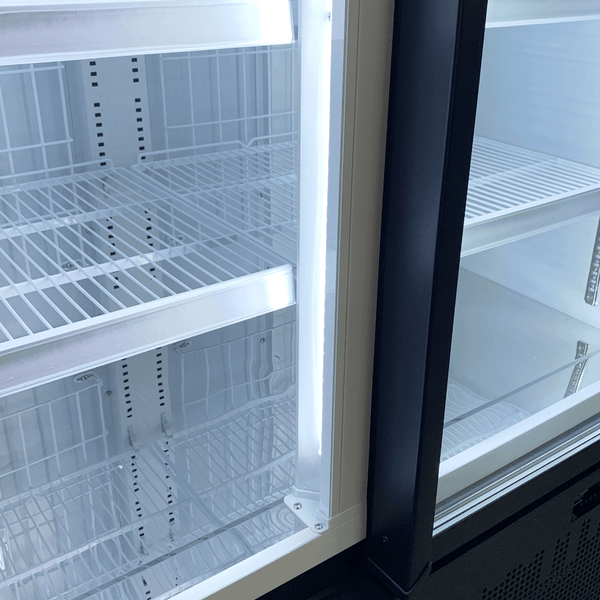 Thermaster Double Door Supermarket Fridge - LG-1000BGBM - Whisk Hospitality - LG-1000BGBM
