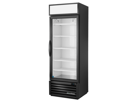 True Refrigeration Upright Retail Merchandiser Refrigerator 1 Full Glass Swing Door - GDM - 19T - HC - TSL01 - Whisk Hospitality - GDM-19T-HC-TSL01