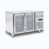 Bromic Under Bench Display Fridge - 282L - 2 Doors - Glass - Whisk Hospitality - UBC1360GD-NR