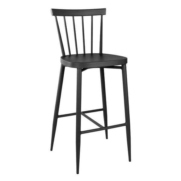 Bolero Windsor Aluminium Stools Black (Set 2) DX688 - Whisk Hospitality - DX688