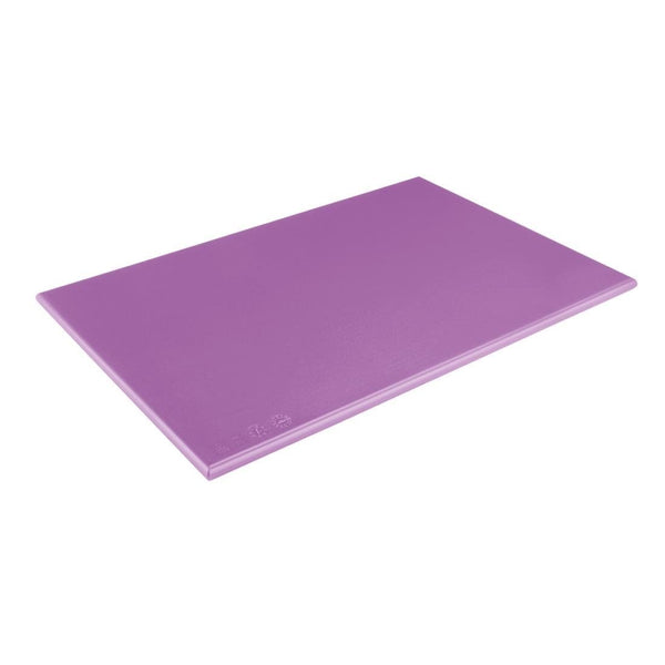 Hygiplas High Density Chopping Board Purple - 450x300x12mm FX101 - Whisk Hospitality - FX101