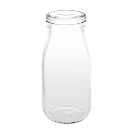 Olympia Glass Milk Bottle - 200ml (Box 12) CL141 - Whisk Hospitality - CL141