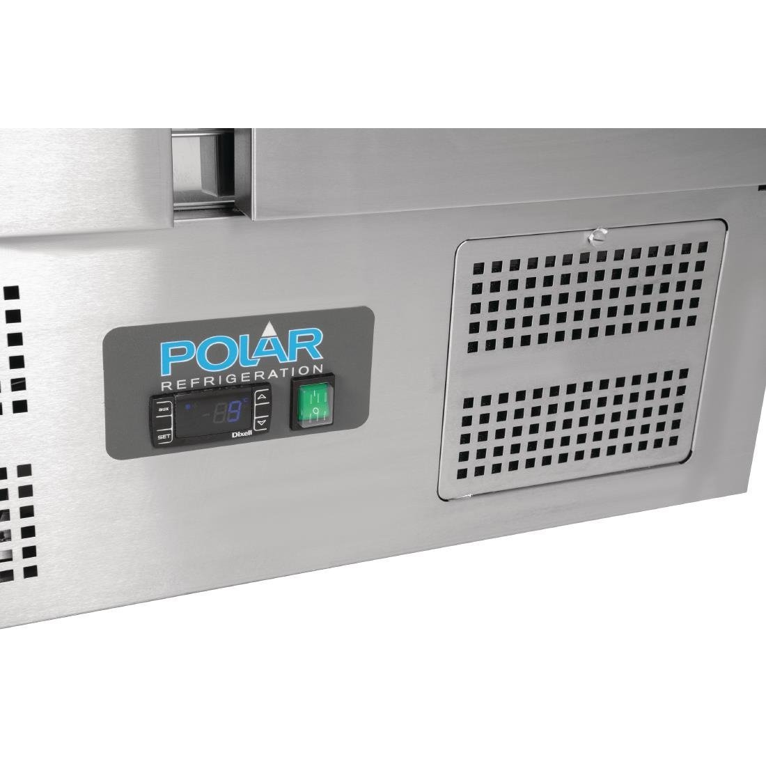 Polar G - Series Pizza Prep Counter Fridge 254Ltr G604 - A - Whisk Hospitality - G604-A