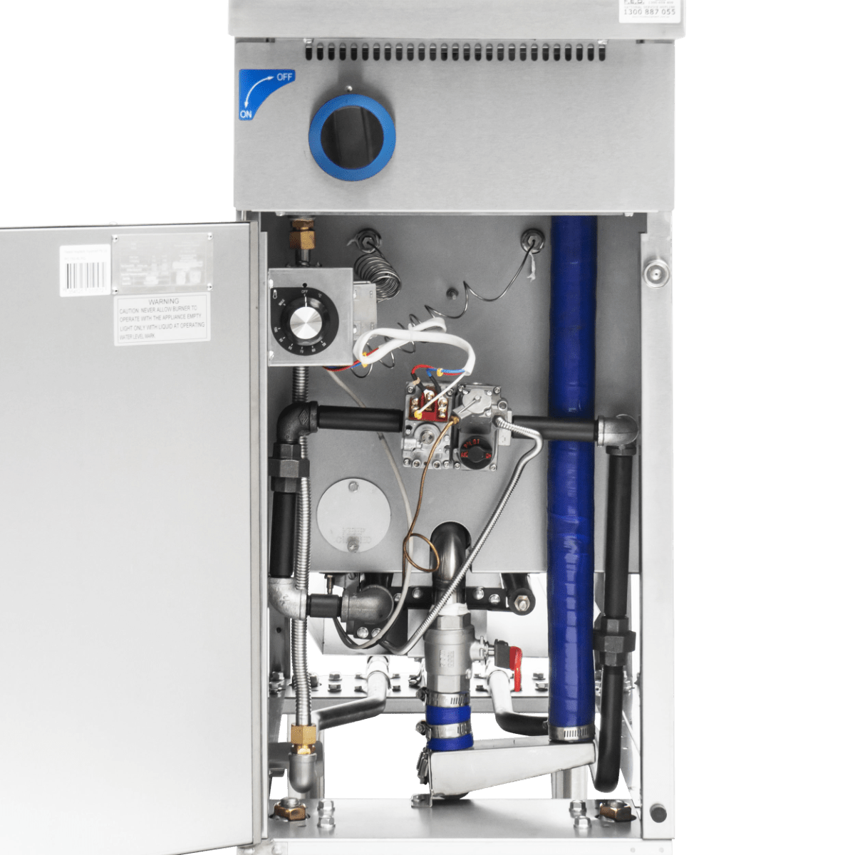 Gasmax V Pan Natural Gas 6 Baskets Pasta and Noodle Cooker PC150 - 6 - Whisk Hospitality - PC150-6