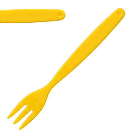 Olympia Kristallon Polycarbonate Fork Yellow - 170mm (Pack 12) DL119 - Whisk Hospitality - DL119