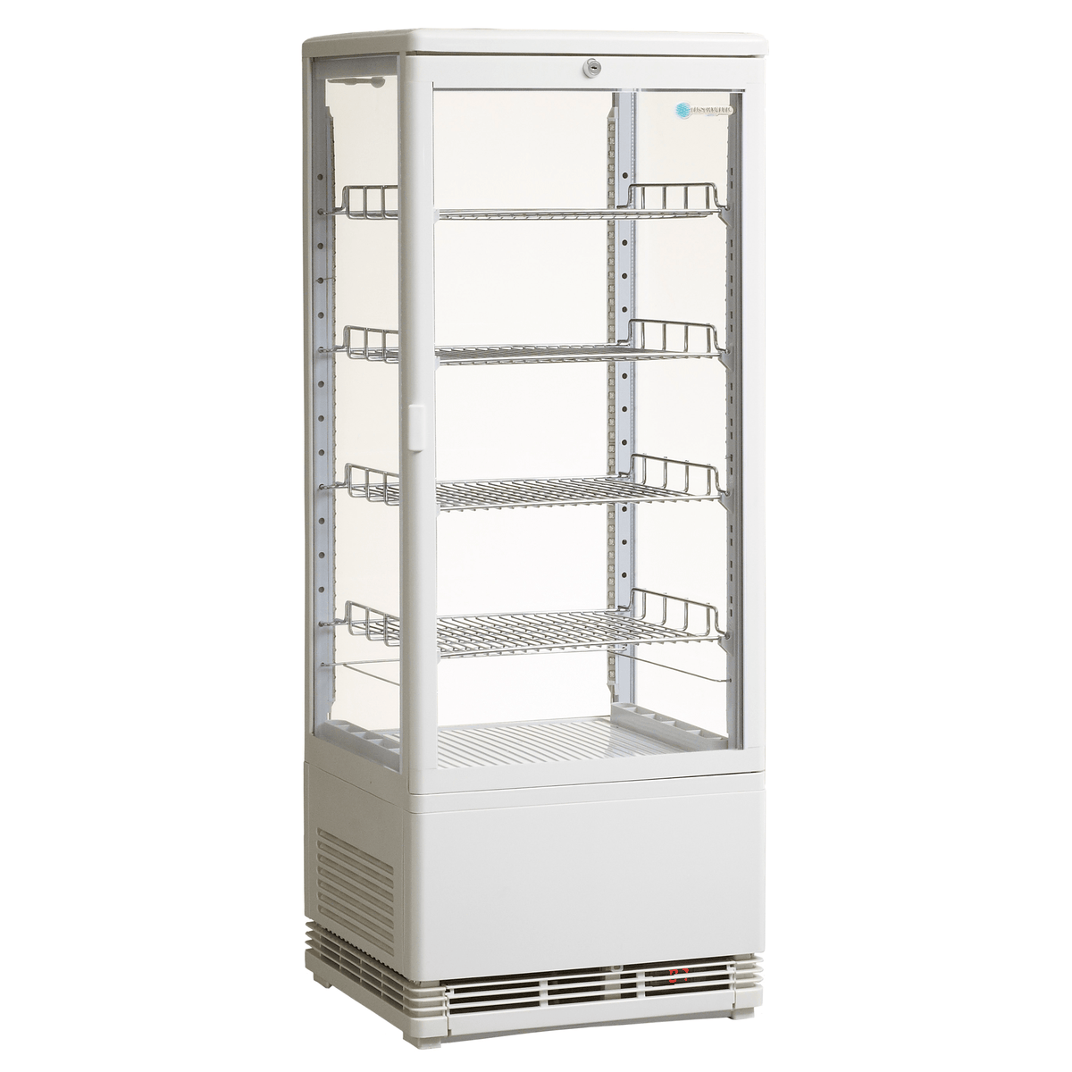 Venice Tower 98L Counter Top Refrigerated Display - White - Whisk Hospitality - WH-Venice-Tower-WHT