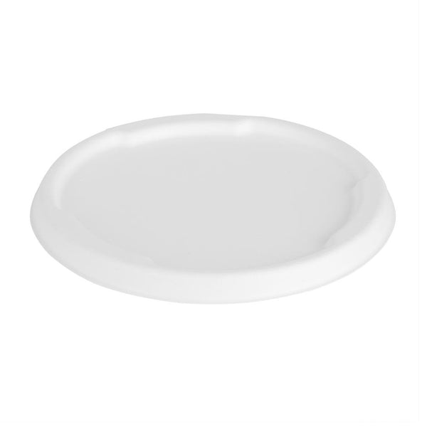 Fiesta Compostable Bagasse Lid for 750/900ml Bowl Base (Pack 50) HW027 - Whisk Hospitality - HW027
