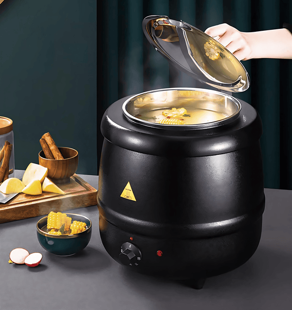 Electric Soup Kettle - Black - 13L - Whisk Hospitality - 69067