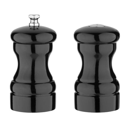 Olympia Salt & Pepper Set Black - 100(h)x50(d)mm GL087 - Whisk Hospitality - GL087