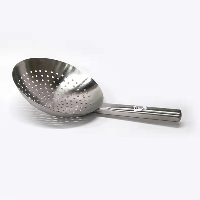 Perforated Skimmer - Perforated - Steel Handle - 470mm - Whisk Hospitality - 673