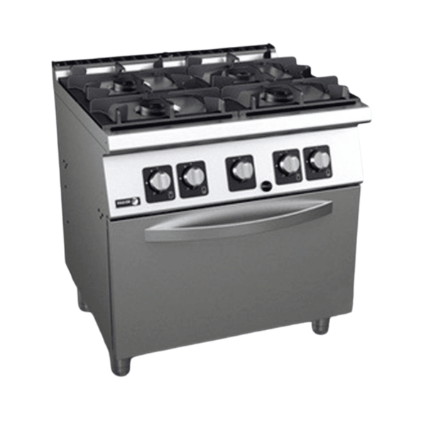Fagor Kore 700 4 Burner Gas Range with Gas Oven - C-G741H - Whisk Hospitality - C-G741H