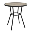 Bolero Marston Round Outdoor Table Black - 700mm DX986 - Whisk Hospitality - DX986