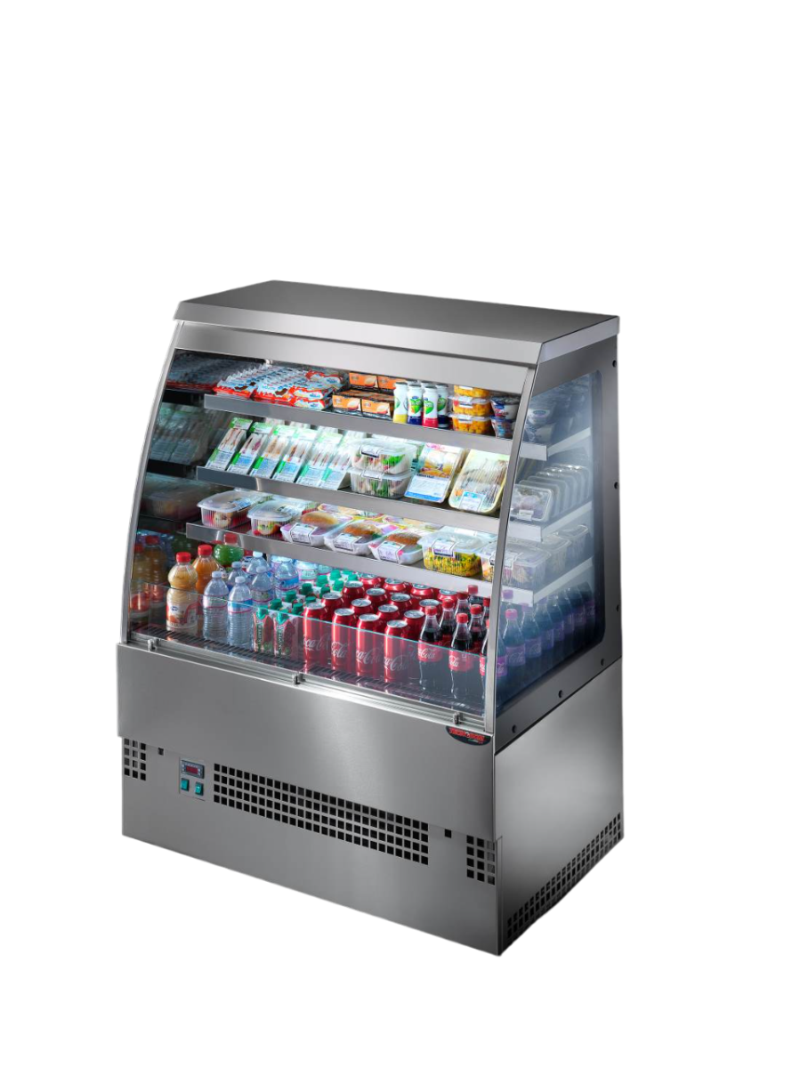 Tecnodom EVO Grab'n Go Self - Serve Curve Display TDEVO - 150S - Whisk Hospitality - TDEVO-150S