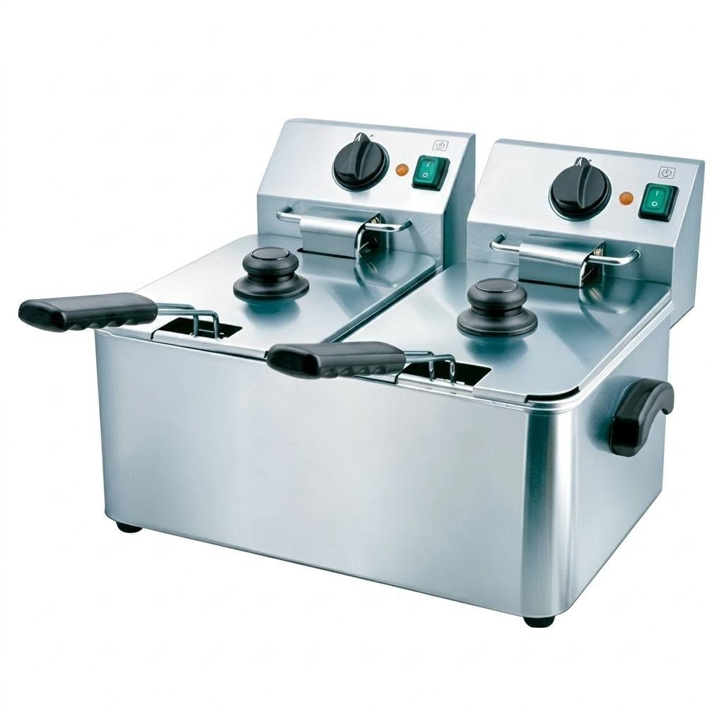 Electric Fryer - 2 Grids - 580*494*313mm - Whisk Hospitality - 623557