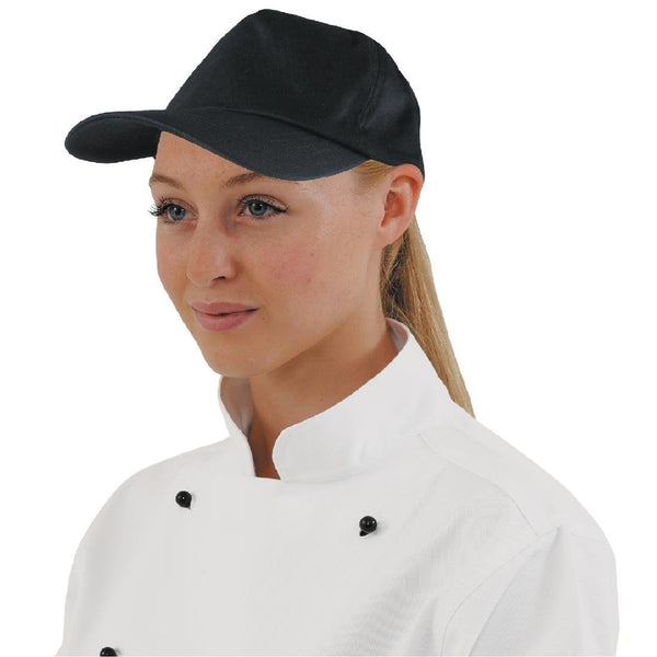 Whites Baseball Cap Cotton Black A219 - Whisk Hospitality - A219